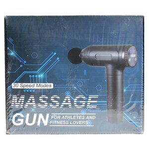 30 Speed Massage Gun Deep Tissue Massager for Muscle Vibrating Relax + 6 Heads